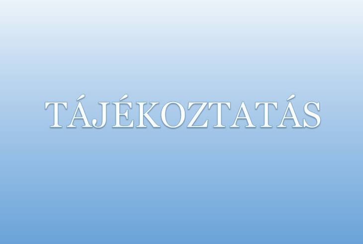 Tájékoztatás a Zrínyi Miklós – Bolyai János Magyar-Angol Két Tanítási Nyelvű Általános Iskola Bolyai János Tagintézménye fenntartói jogának átvételével kapcsolatos kezdeményezésről 2024